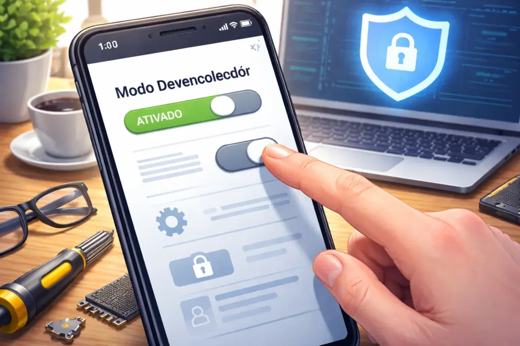 Como desativar modo desenvolvedor