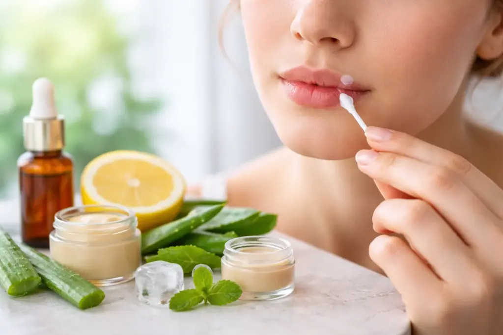 Como Secar Herpes Labial em Uma Noite